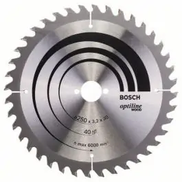 List testere za drvo Optiline 305 x 30 x 2,5 mm, 40z BOSCH