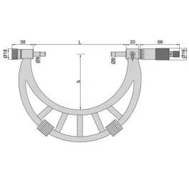 Mikrometar za spoljno merenje 400-500mm INSIZE