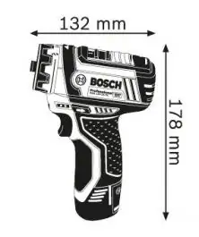 Akumulatorska bušilica-odvrtač Professional GSR 12V-15 FC Professional Bosch