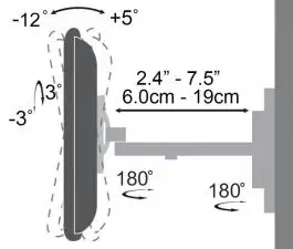 Zidni nosač za LCD ekran LCD221 13 - 43" SBox