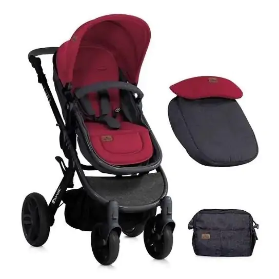 Kolica za bebe Luna Black & Red 2018 Bertoni