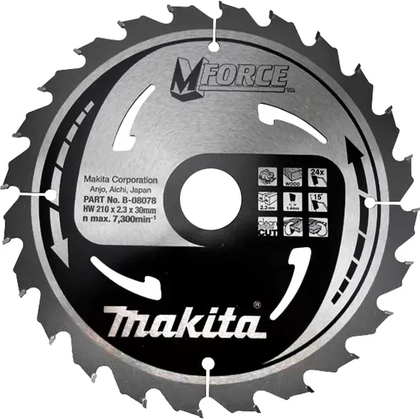 List cirkulara testera za drvo MForce 235x40zx30 B-08121 MAKITA