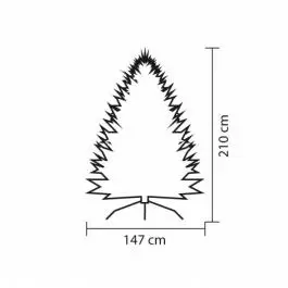 Novogodišnja veštačka jelka 210 cm HOME