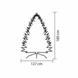 Novogodišnja veštačka jelka 180 cm HOME