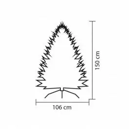 Novogodišnja veštačka jelka 150 cm KMF4/150 HOME