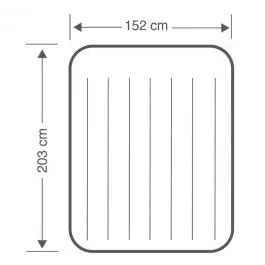 Vazdušni krevet sa ugradjenom pumpom 203 x 152 x 42 cm Intex 64124