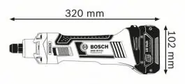 Akumulatorska ravna brusilica GGS 18 V-LI Professional Solo Bosch