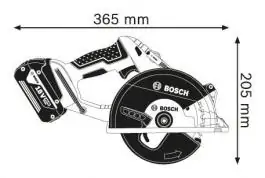 Akumulatorska kružna testera GKM 18 V-LI Professional BOSCH