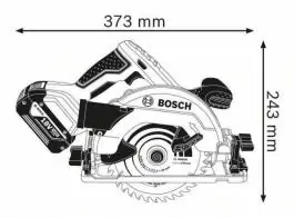 Akumulatorska kružna testera GKS 18V-57 G Professional Solo Bosch