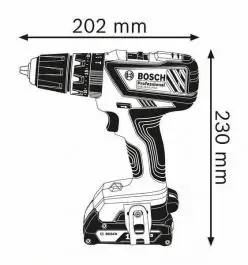 Akumulatorska vibraciona bušilica-odvrtač GSB 18-2-LI Plus Professional Solo Bosch