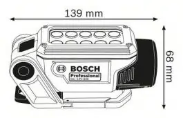 Akumulatorska lampa GLI 12V-330 Professional Solo Bosch