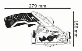 Akumulatorska kružna testera GKS 12V-26 Professional Solo Bosch