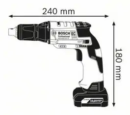 Akumulatorski odvrtač za suvu gradnju GTB 12V-11 Professional Solo Bosch