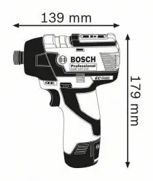 Akumulatorski udarni odvrtač GDR 12V-110 Professional Solo Bosch