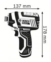 Akumulatorski udarni odvrtač GDR 12V-105 Professional Solo Bosch