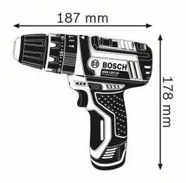 Akumulatorska vibraciona bušilica-odvrtač GSB 12V-15 Professional Solo Bosch