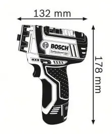 Akumulatorska vibraciona bušilica-odvrtač GSR 12V-15 FC Professional Solo Bosch