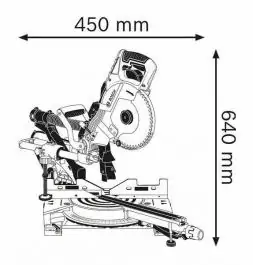 Stacionarna kružna testera GCM 8 SDE Professional Bosch