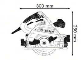 Ručna kružna testera GKS 55+ GCE Professional + FSN 1600 Bosch