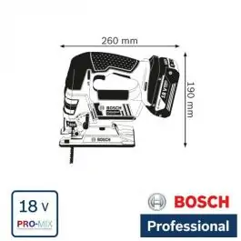 Akumulatorska ubodna testera GST 18 V-LI B Professional Solo Bosch