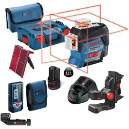 Laserski linijski nivelator GLL 3-80 C L-BOXX + držač BM 1 Professional Bosch