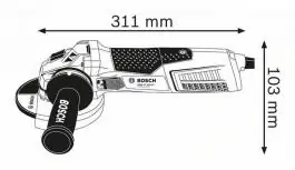 Ugaona brusilica GWS 19-125 CIST Professional Bosch