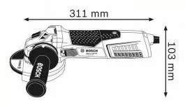 Ugaona brusilica GWS 17-125 CIE Professional Bosch