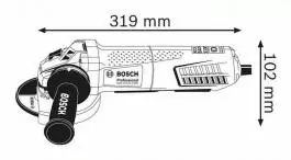 Ugaona brusilica GWS 15-125 CIEPX Professional Bosch