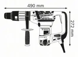 Elektropneumatska bušilica - čekić GBH 5-40 D Bosch