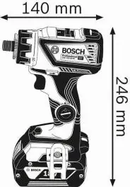 Akumulatorska bušilica-odvrtač GSR 14,4 V-EC FC2 Professional Bosch