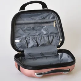 Neseser Nica ABS pink zlatna 12" Sazio