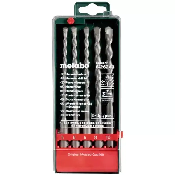 Set SDS+ burgija classic 5kom od 5-10mm Metabo