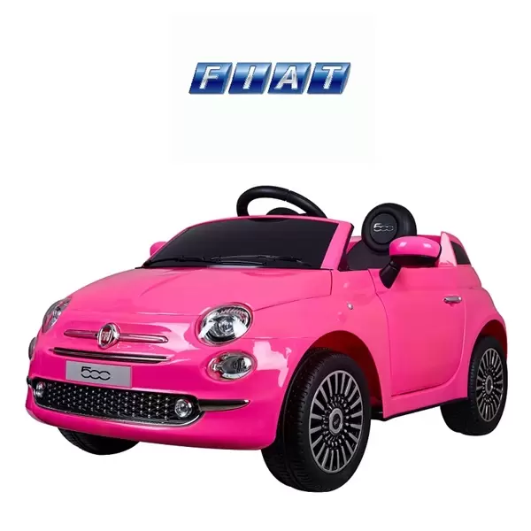 Dečiji auto na baterije FIAT 500 sa daljinskim 237 roze - proizvod na akciji