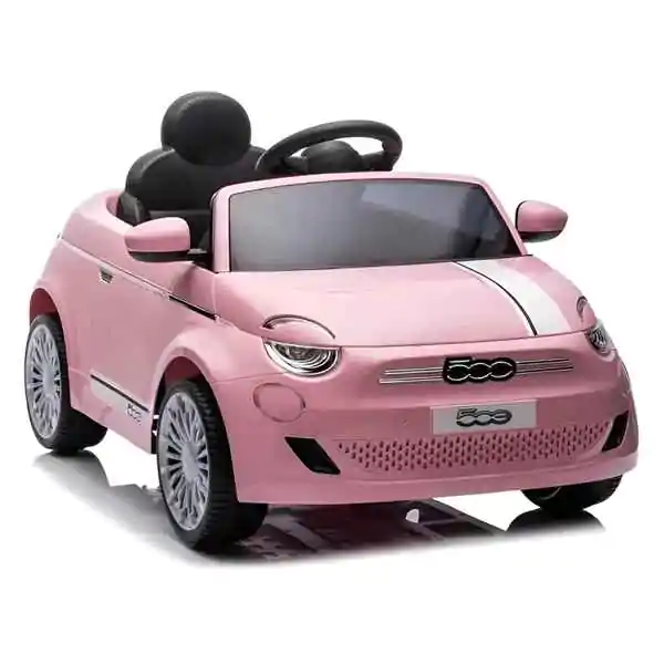 Dečiji auto na baterije FIAT 500 sa daljinskim 237 roze - proizvod na akciji