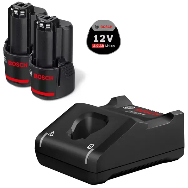 Set 2 baterije GBA 12V 2,0 Ah + punjač GAL 12V-40 Bosch - proizvod na akciji