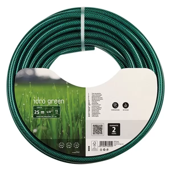 Baštensko crevo 25m 3/4" Idro Green Fitt