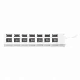 USB HUB 7 portova HUB-214/WH