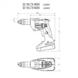 Akumulatorski odvijač SE 18 LTX 4000 Metabo