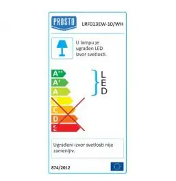 LED reflektor 10W LRF013EW-10/WH Prosto