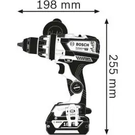 Akumulatorska bušilica - odvrtač 2x5,0Ah u L-boxx-u GSR 18V-110 C Bosch