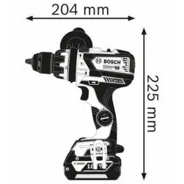 Akumulatorska vibraciona bušilica-odvrtač GSB 18V-110 C Professional Bosch