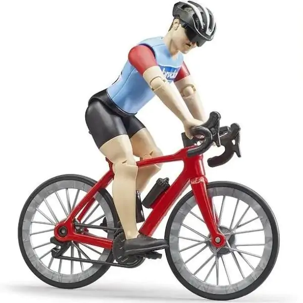 Figura bicikliste sa biciklom Bruder