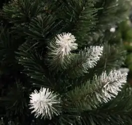 Zelena novogodišnja jelka sa belim vrhovima 120 cm