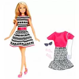 Barbie lutka i fashion set FFF59