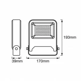 OSRAM LEDVANCE LED feflek EnduraFlood 30W 4000k T sivi