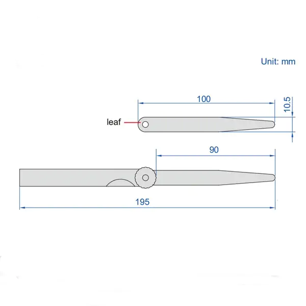Merni listići 0.02-1.00mm IN4602-17 INSIZE