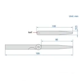 Merni listići 0.02-1.00mm IN4602-17 INSIZE