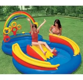 Bazen za decu Play Centar Rainbow Ring 297x193x135 cm INTEX 57453