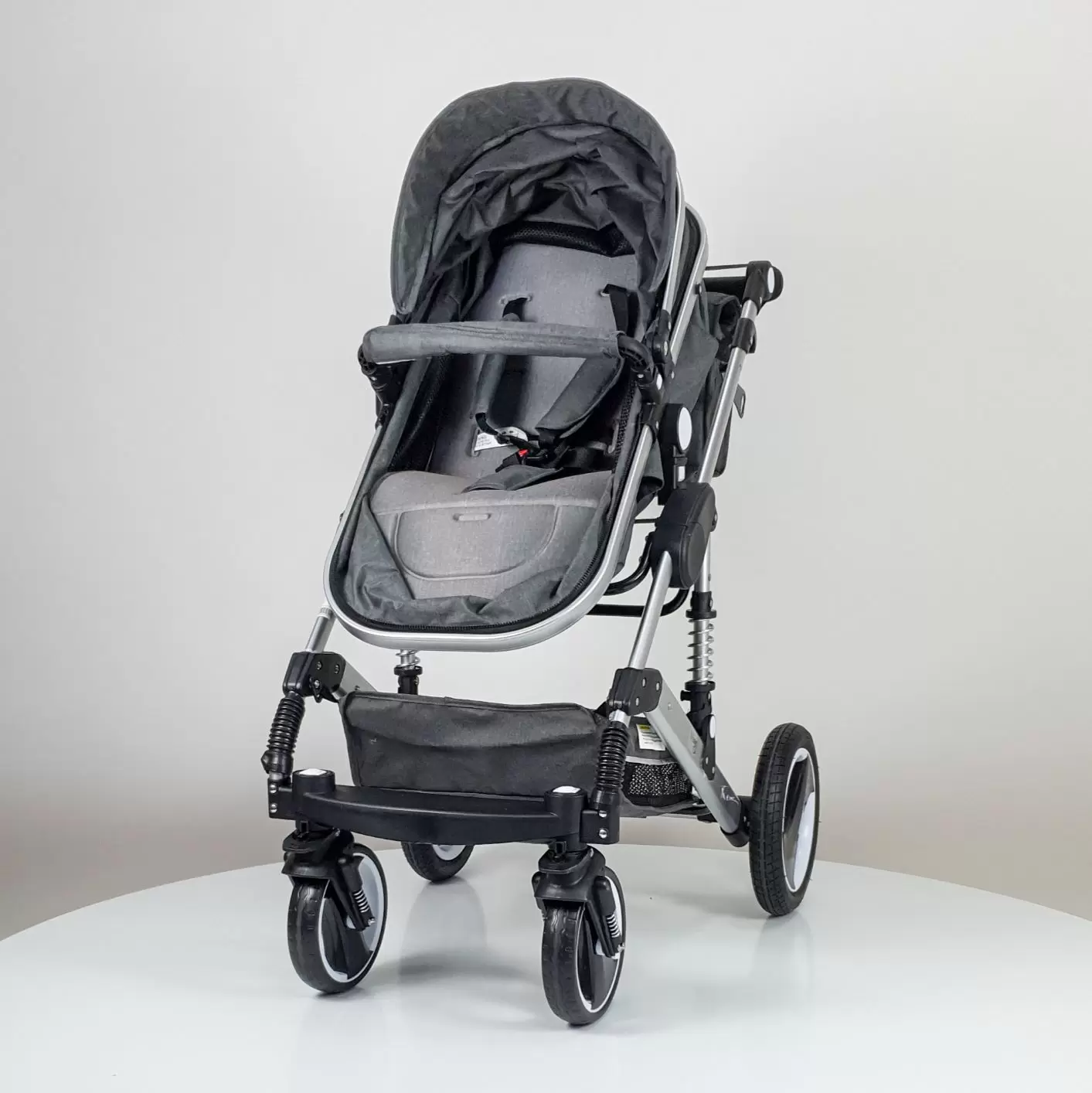 Kolica za bebe MARSI 600 siva-silver ram