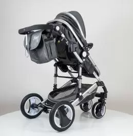 Kolica za bebe MARSI 600 siva-silver ram